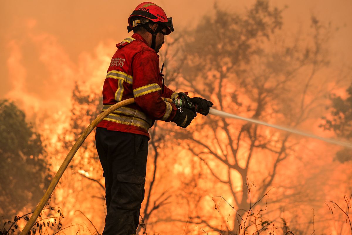 La oleada de incendios en Portugal deja ya un saldo de 813 fuegos, un fallecido y 135 heridos