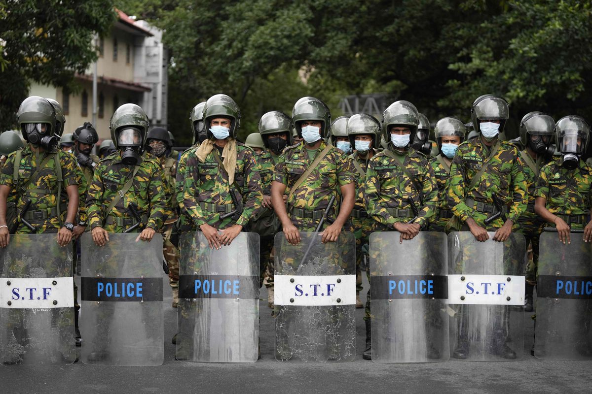 Las fuerzas de seguridad de Sri Lanka desalojan la Presidencia y la principal acampada de protesta