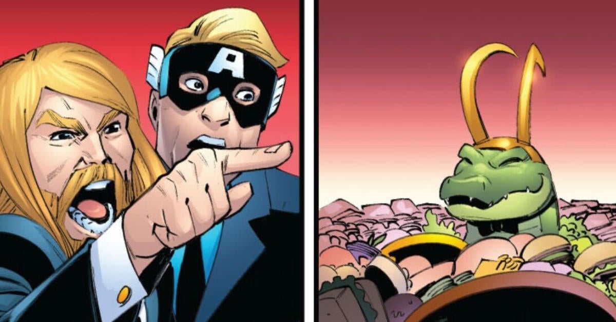 Loki, el caimán de Marvel, recrea un meme icónico en un nuevo cómic