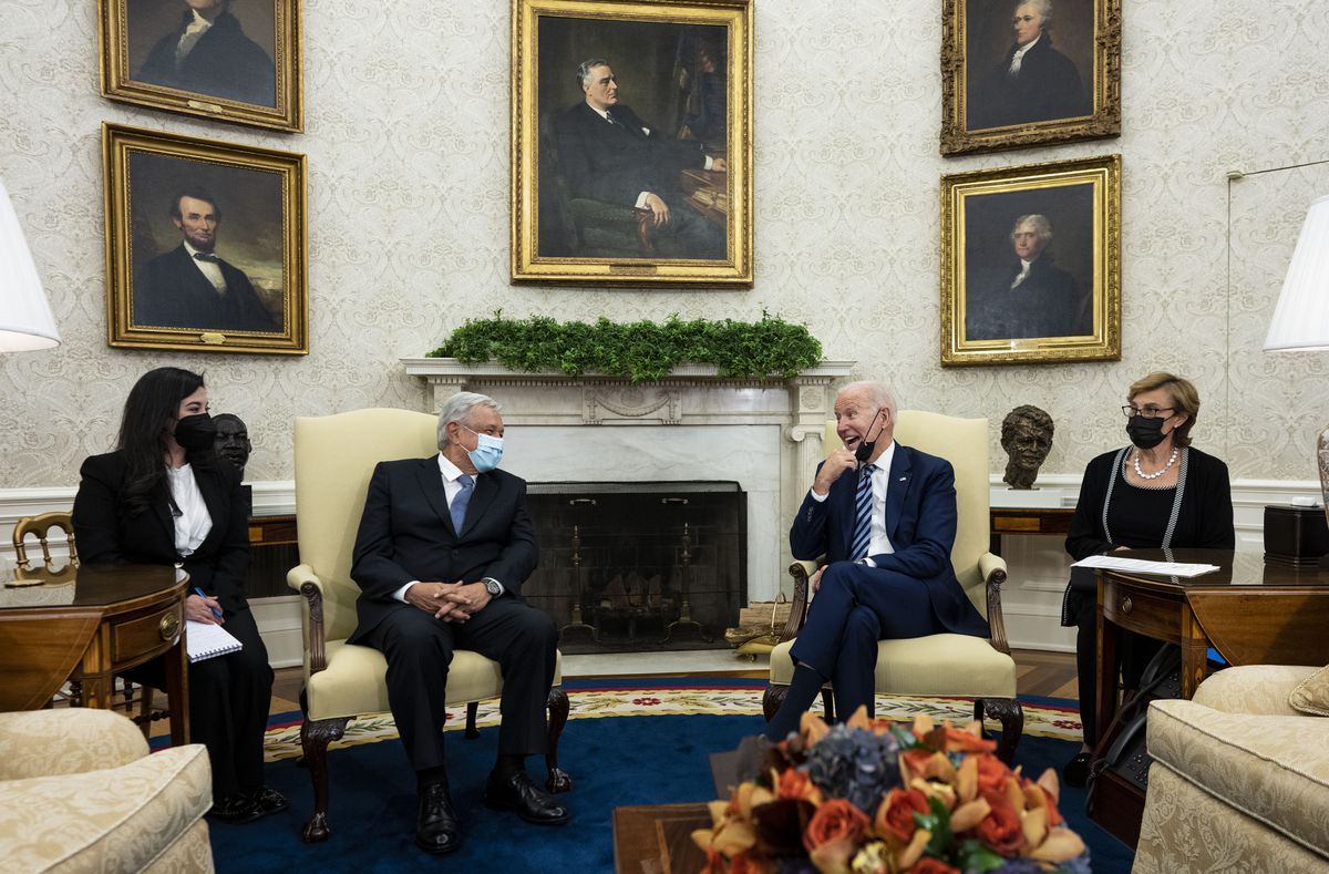 López Obrador visita a Biden con el drama migrante como telón de fondo