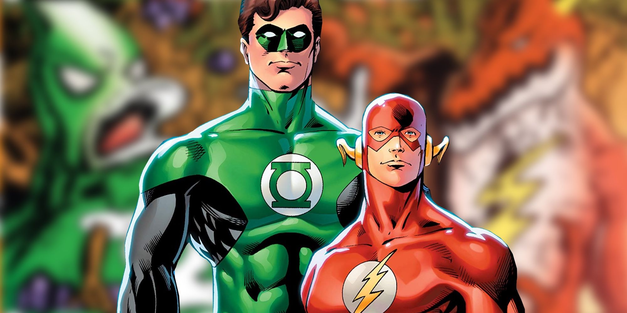 Los rediseños salvajes de Flash y Green Lantern se revelan oficialmente