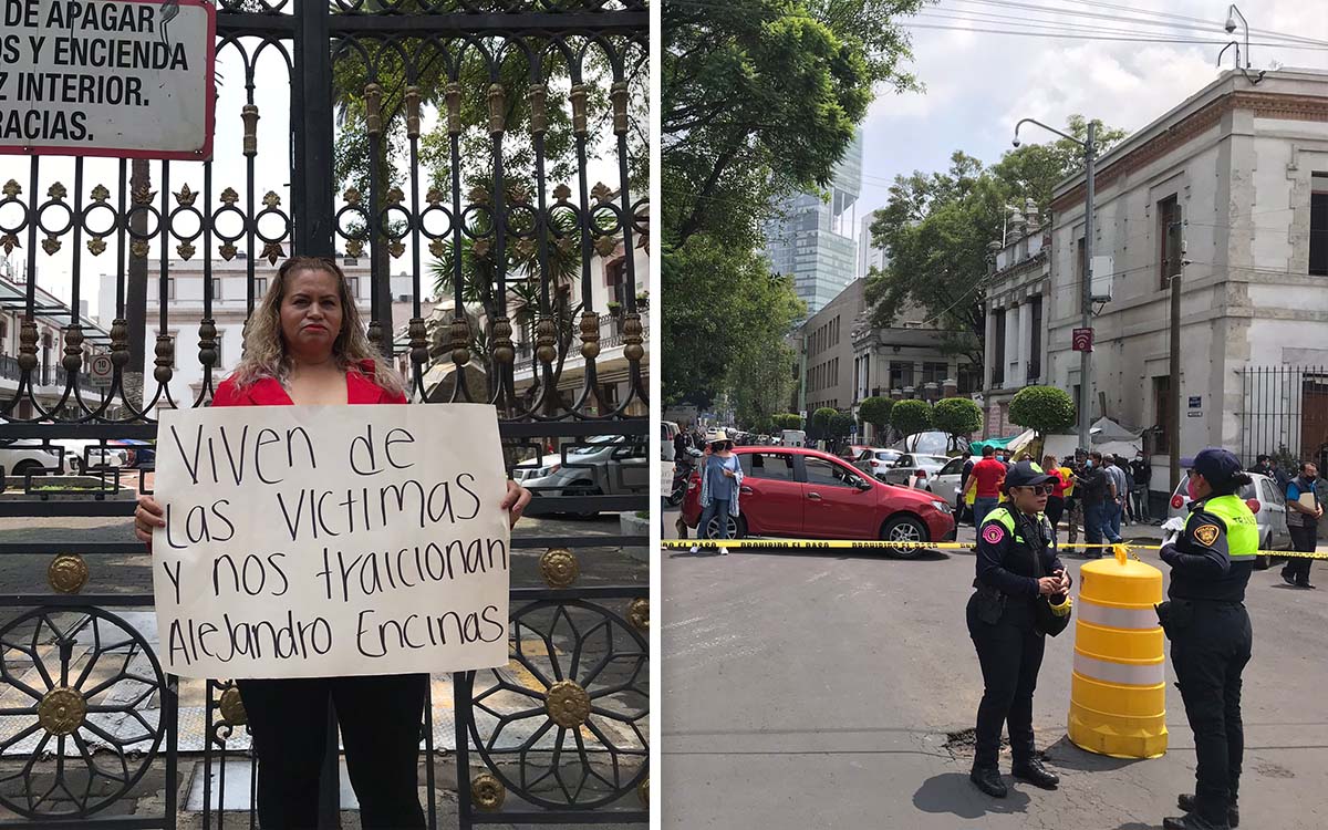 Madres Buscadoras de Sonora protestan en SEGOB; denuncian engaños e incumplimiento