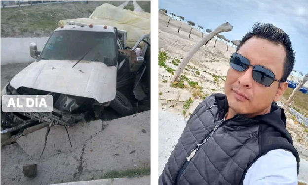 Muere en fatal accidente trailero sanjuanense, volcó junto con su camión en Galeana, Nuevo León