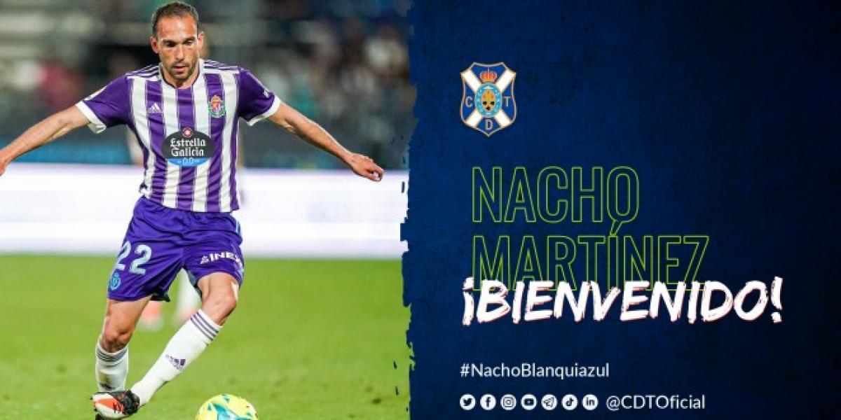 Nacho Martínez, refuerzo de Primera para el Tenerife