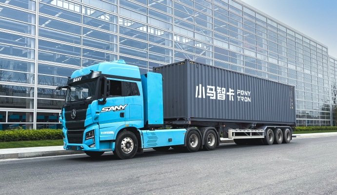 Pony.ai forma empresa conjunta de camiones autónomos con Sany Heavy Truck en China