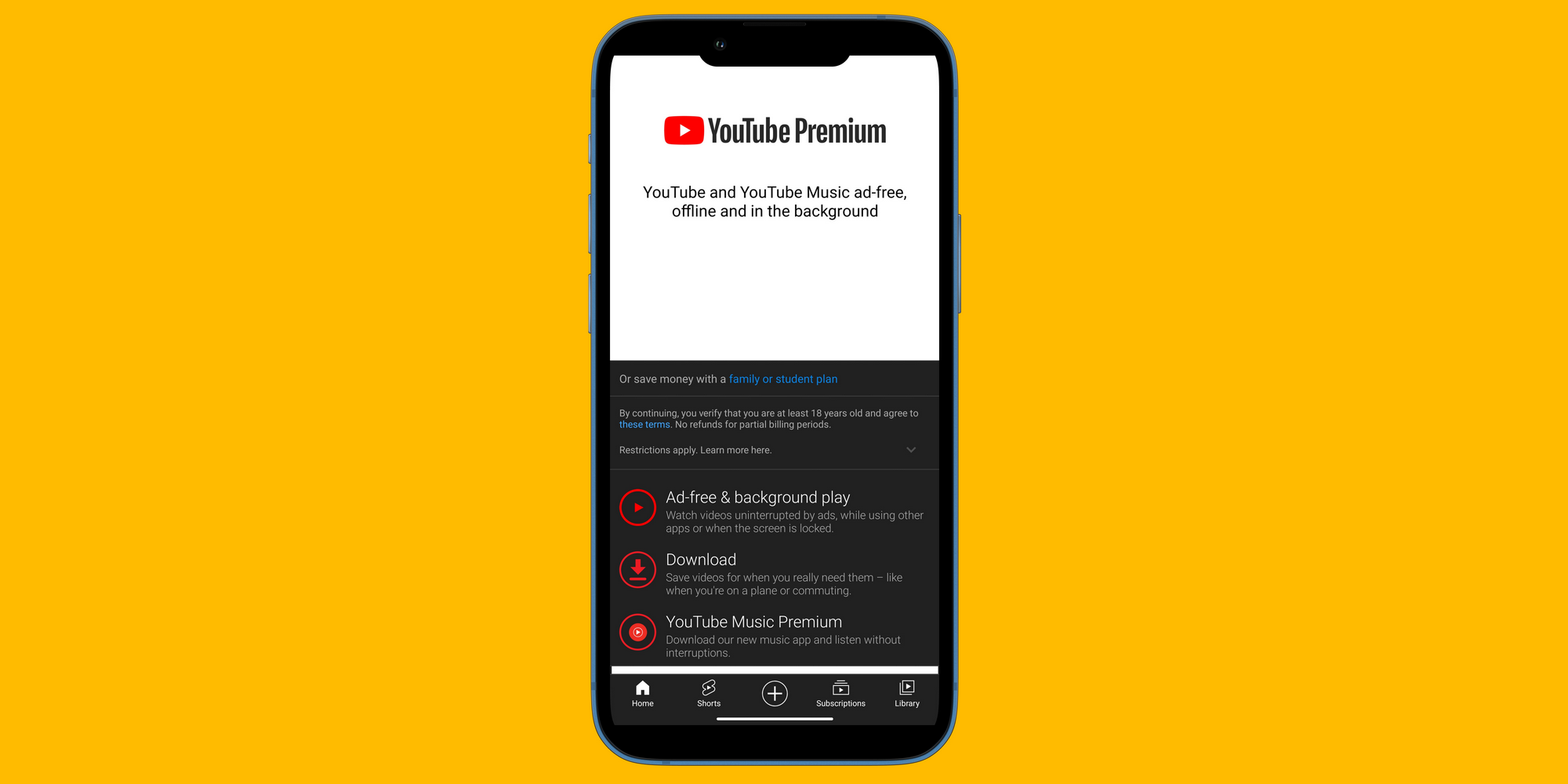 Programa de recomendación premium de YouTube: cómo obtener 12 meses gratis