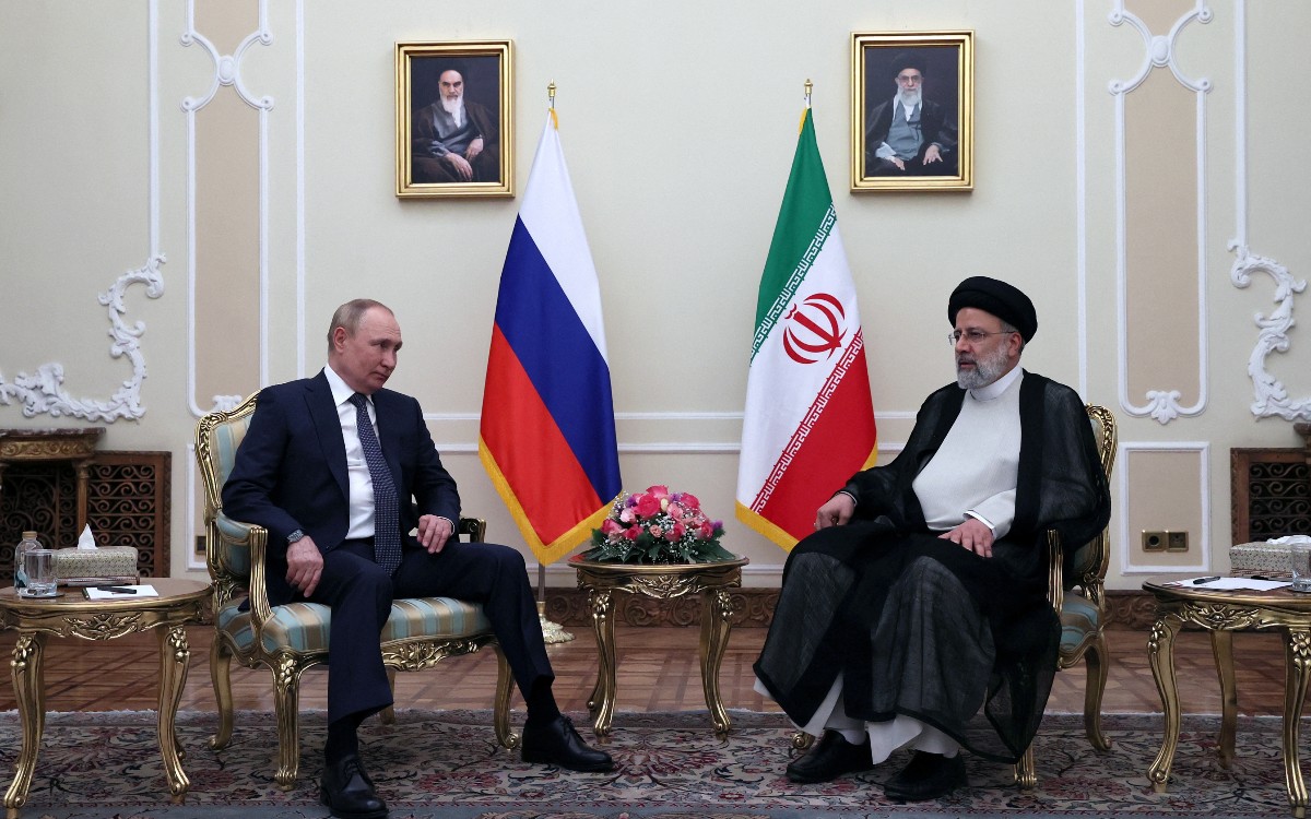 Putin visita Irán; su primer viaje fuera de Rusia desde el estallido de la guerra en Ucrania