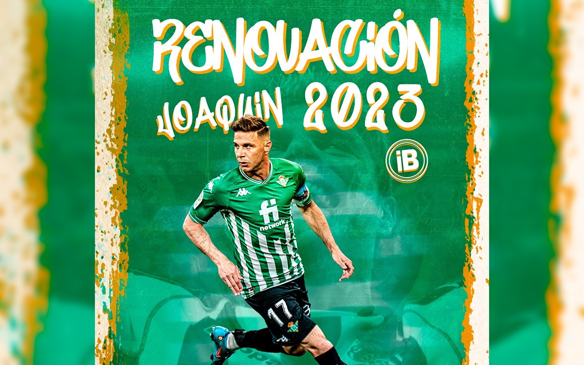 Renueva el "juvenil" Joaquín Sánchez con Real Betis hasta el 2023 | Video