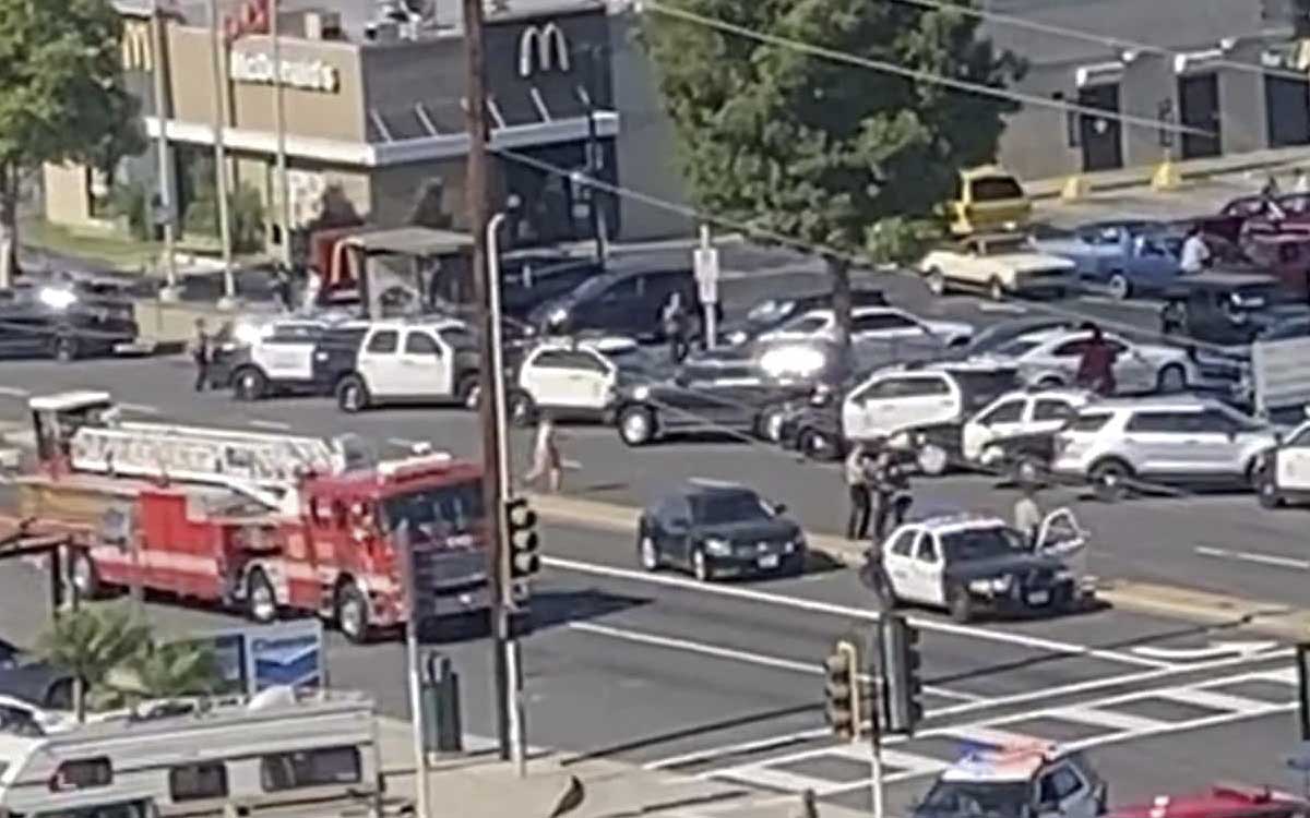 Reportan al menos dos muertos y cinco heridos por tiroteo en Los Ángeles