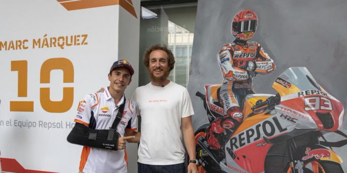 Repsol homenajea a Marc Márquez por sus diez años en MotoGP