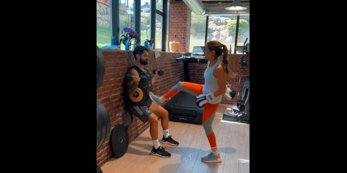 Sara Sálamo e Isco Alarcón, totalmente compenetrados: así entrenan en el gimnasio
