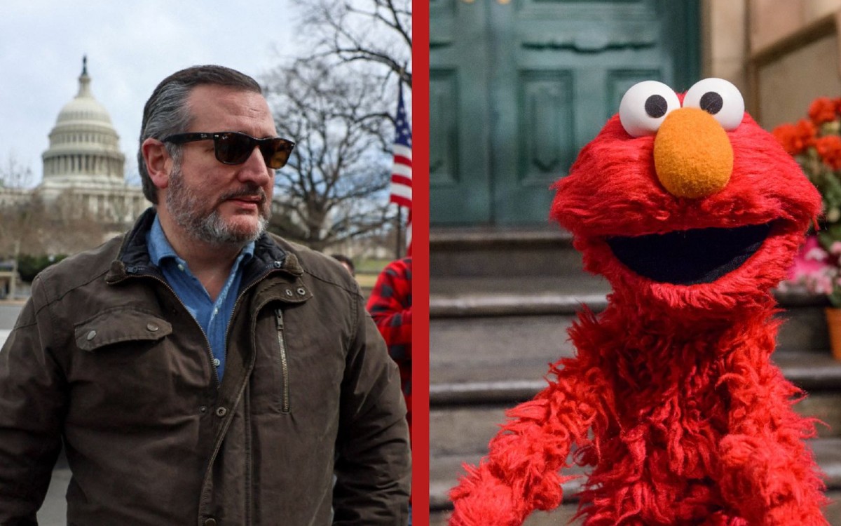 Senador estadounidense Ted Cruz lanza crítica… a Elmo de Plaza Sésamo | Video