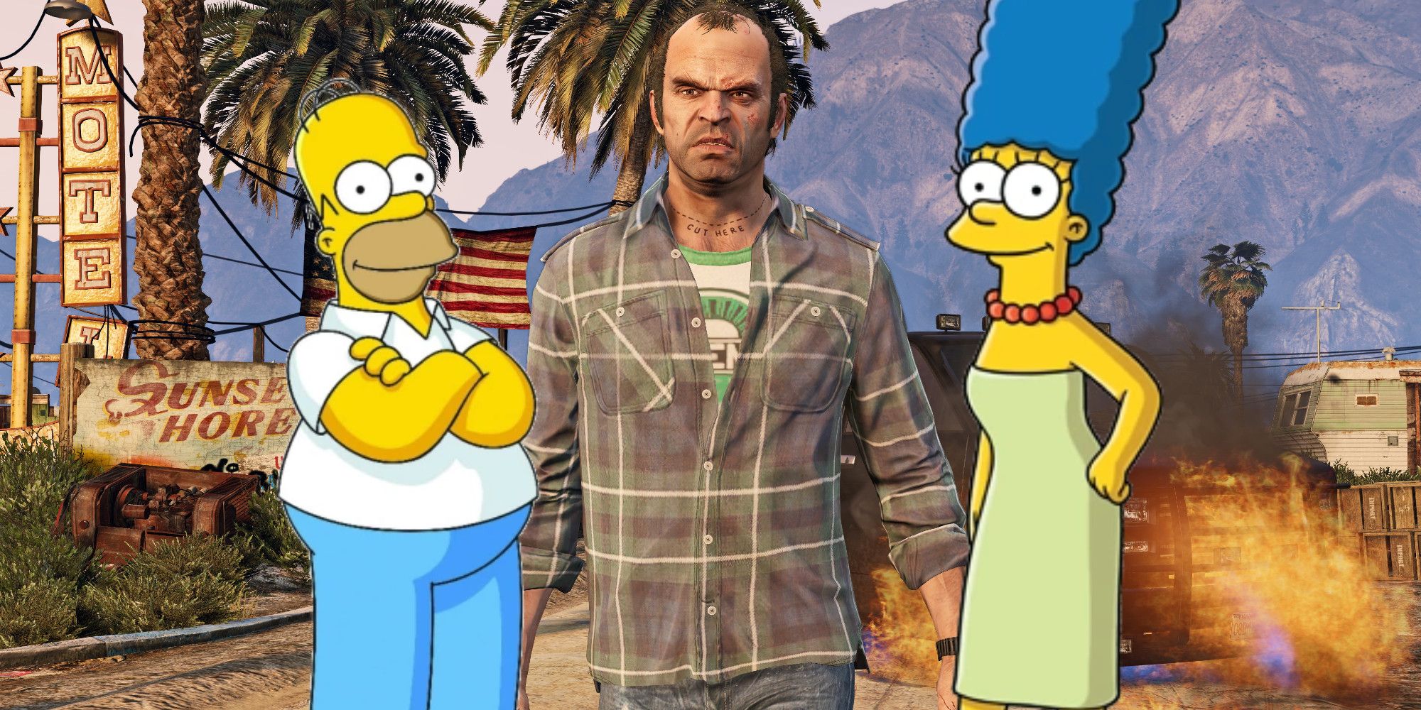Simpsons Hit & Run Fan Remake ahora tiene el cambio de personaje de GTA 5