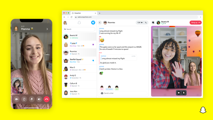 Snap lanza Snapchat para Web para llevar las funciones principales de la aplicación al escritorio