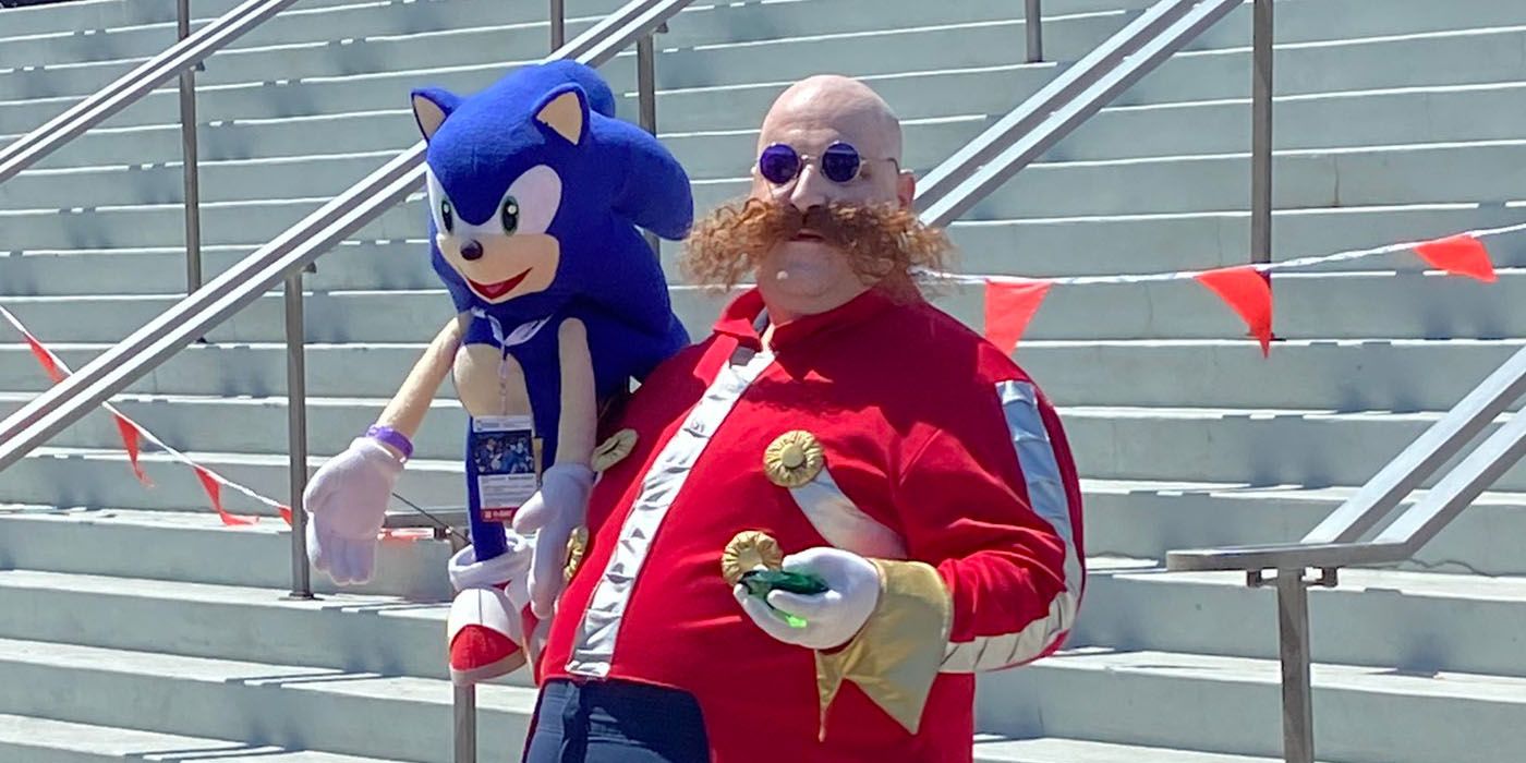 Sonic & Dr. Eggman Cosplay es absolutamente perfecto (especialmente el bigote)