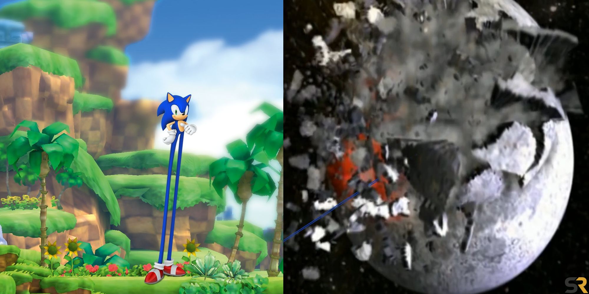 Sonic The Hedgehog destruye la luna gracias a su cuenta de Twitter
