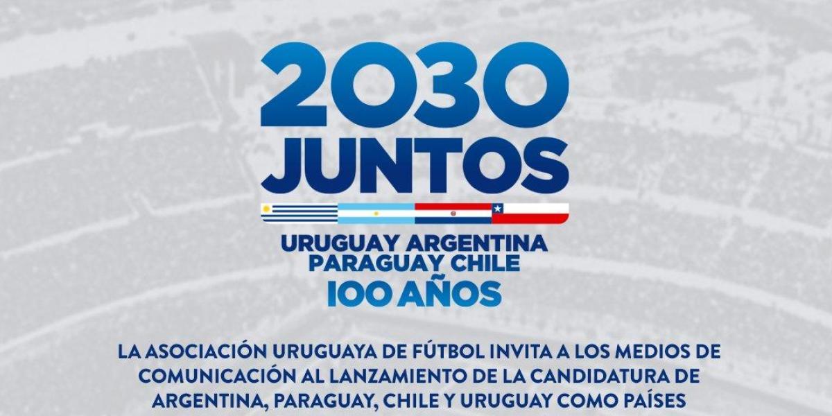 Sudamérica oficializa la candidatura conjunta para el Mundial 2030