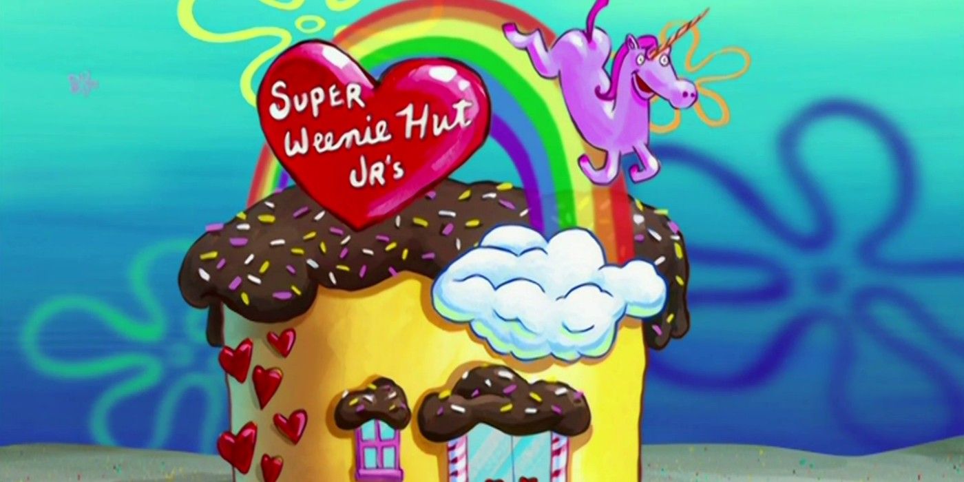 Super Weenie Hut Jr's de Bob Esponja se convierte en un pastel detallado en un nuevo video