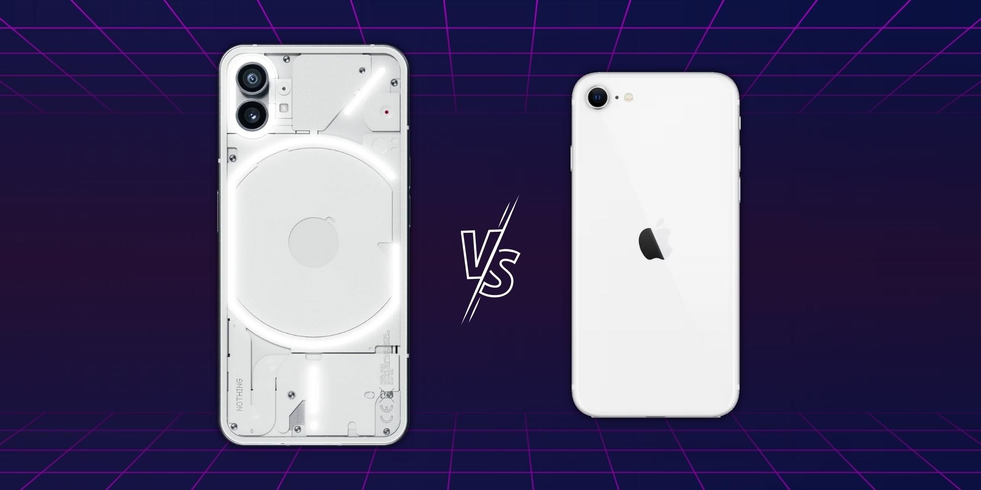 Teléfono (1) vs.  iPhone SE 3: cómo se compara el nuevo teléfono de Nothing