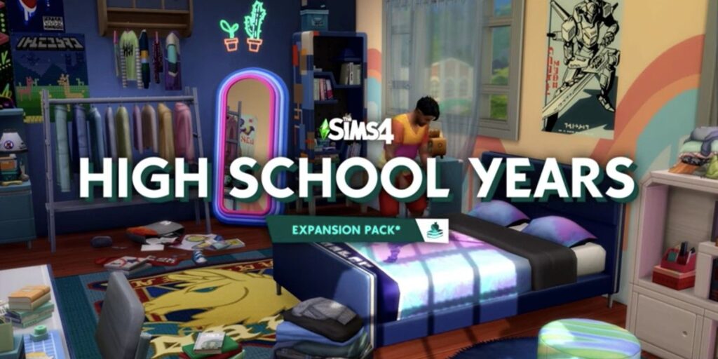 Todo en el paquete de expansión Años de escuela secundaria de Sims 4