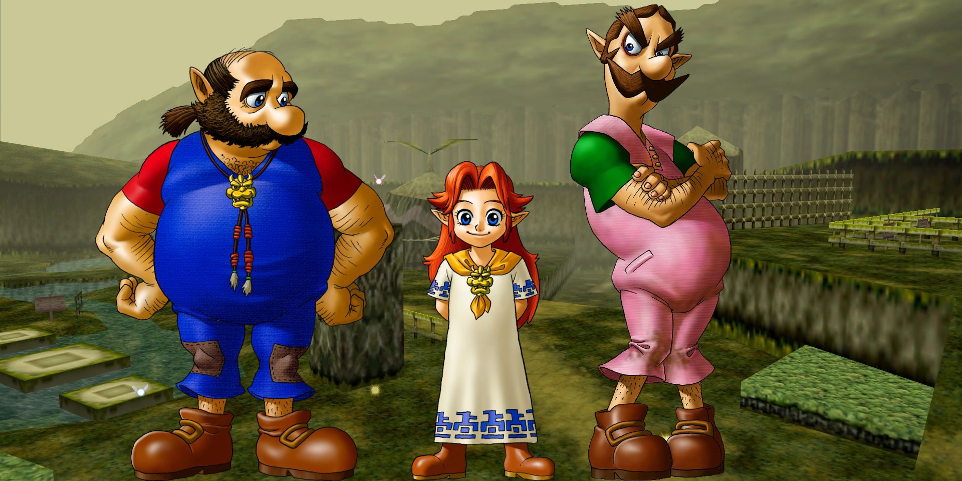 Todos los NPC de Ocarina of Time son realmente de Mario, no de Zelda