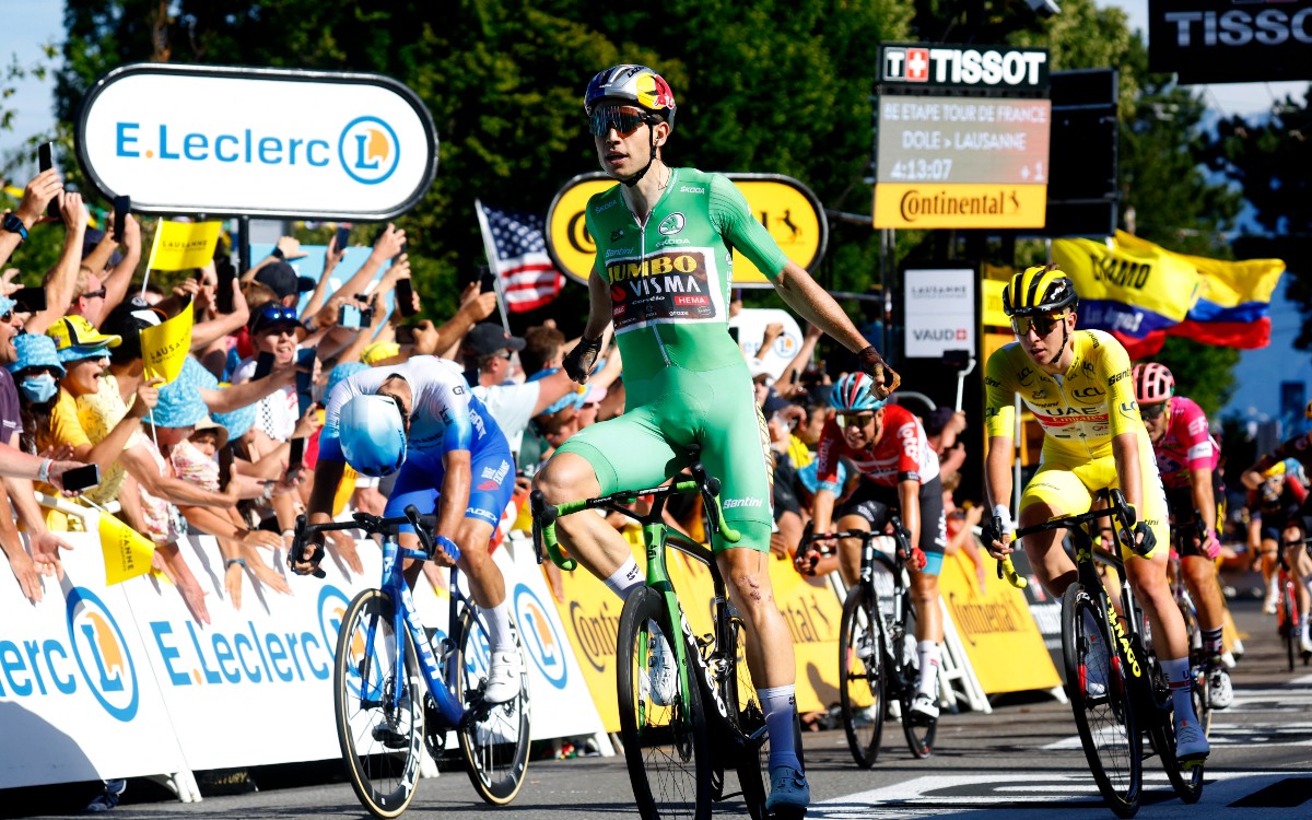 Tour de Francia 2022: Wout van Aert se impone en la Etapa 8 | Video