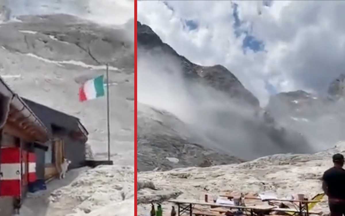 Videos: Alud en glaciar de los Alpes italianos deja seis muertos y ocho heridos