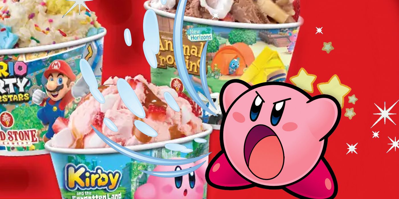 Ya están disponibles los helados oficiales de Mario, Kirby y Animal Crossing