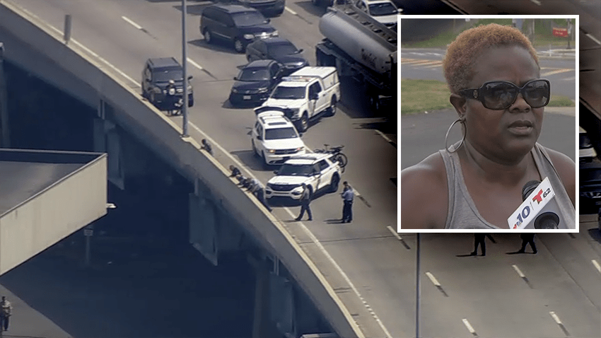 sujeto trata lanzar a su bebé por puente de I-95