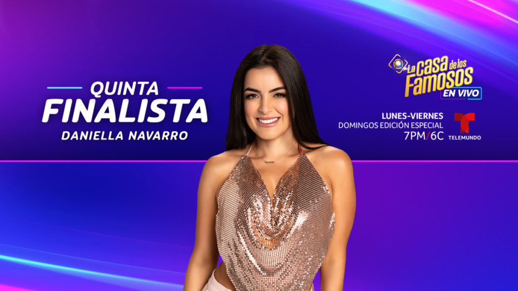 Daniella Navarro es la quinta finalista de “La casa de los famosos”