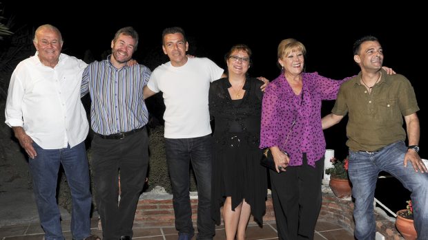 Los actores, Manuel Galalrdo, Miguel Ángel Valero, Miguel Jóven, Cristina Torres, María Garralón y José Luis Fernández / Gtres