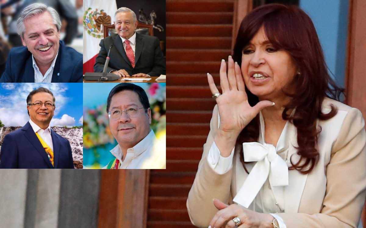 AMLO, Fernández, Petro y Arce firman carta de apoyo a Cristina Kirchner