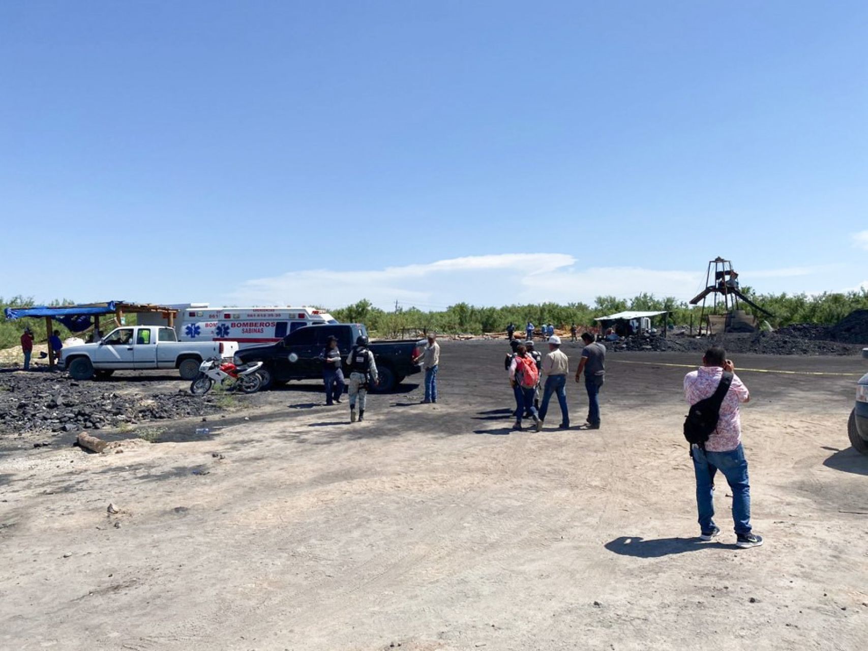 Actualización: AMLO llega a mina en Sabinas para coordinar rescate