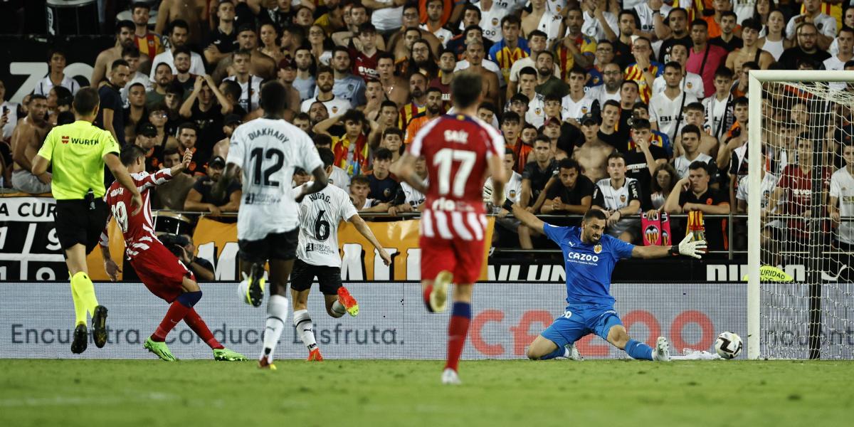 Así ha sido el Valencia 0 - 1 Atlético de Madrid: resumen, resultado y goles | LaLiga Santander
