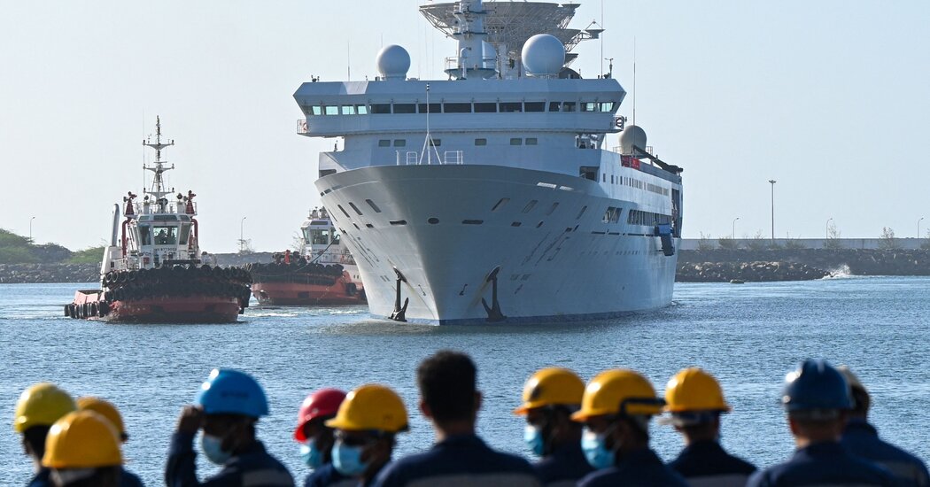 Barco militar chino atraca en Sri Lanka a pesar de las preocupaciones de la India