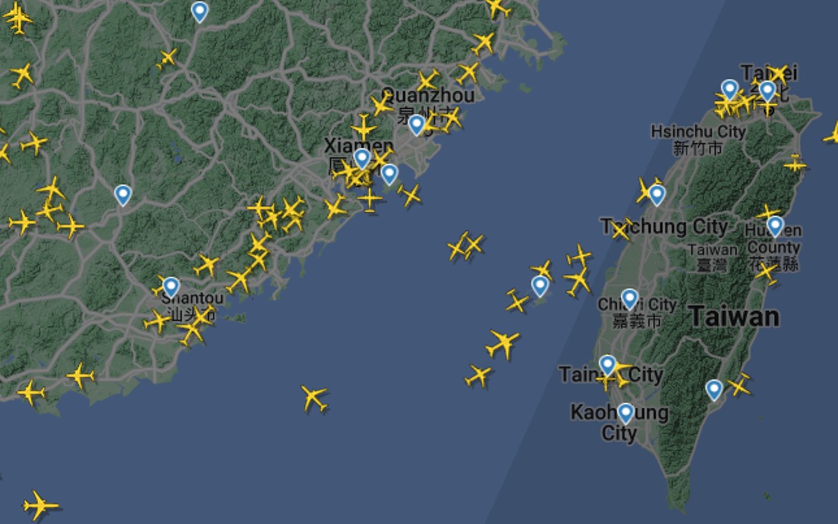 Cancelan y desvían vuelos por maniobras chinas con misiles cerca de Taiwán