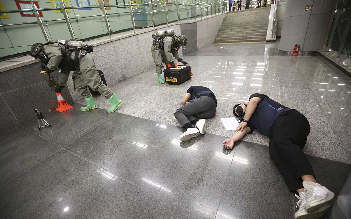 Corea del Sur se prepara contra ataques y atentados terroristas con simulacros y ejercicios con EU | Fotos