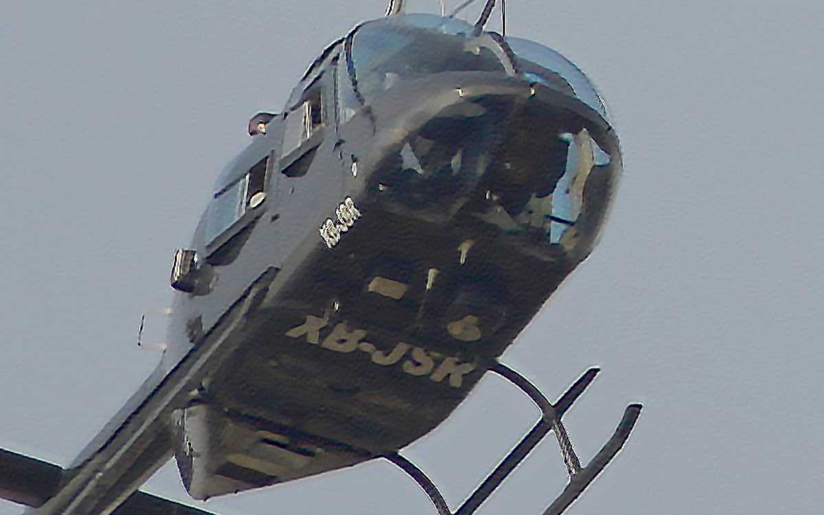 Denuncian robo de helicóptero en hangar del AICM