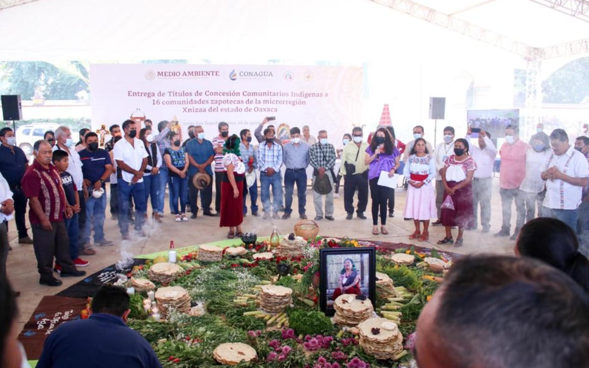 Después de 17 años de lucha, comunidades zapotecas de Oaxaca reciben concesiones comunitarias para el uso libre de agua