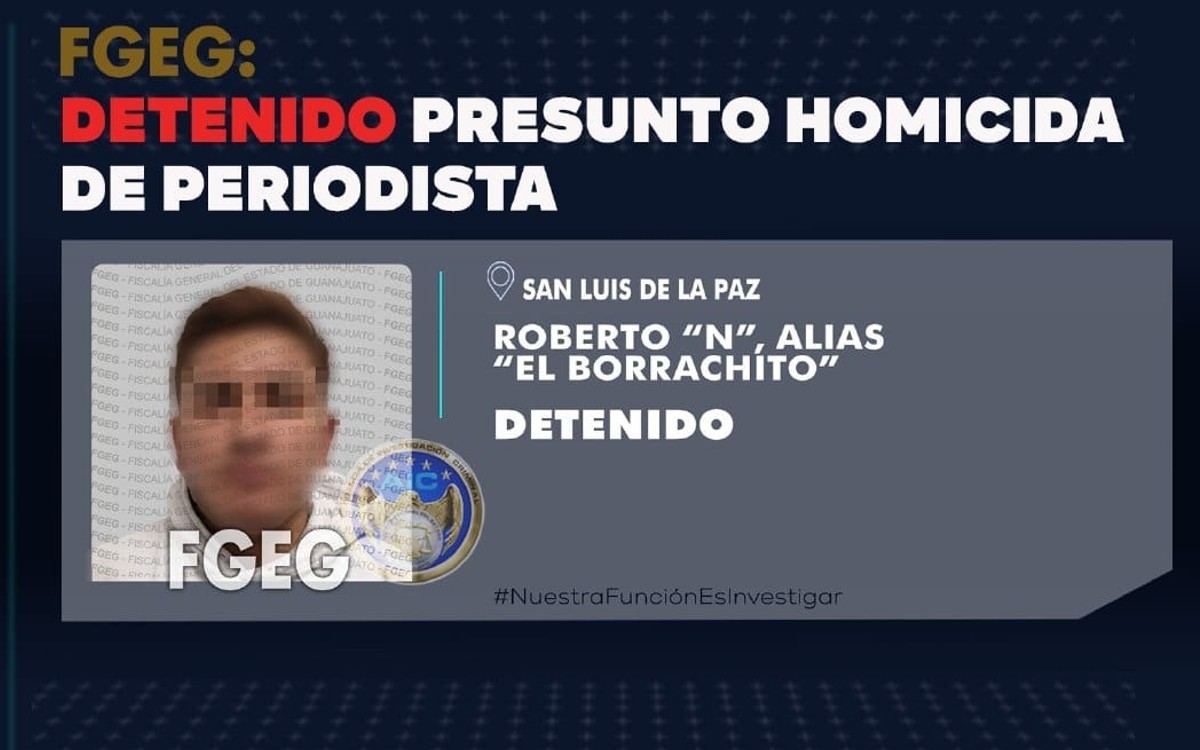 Detienen a presunto asesino del periodista Ernesto Méndez