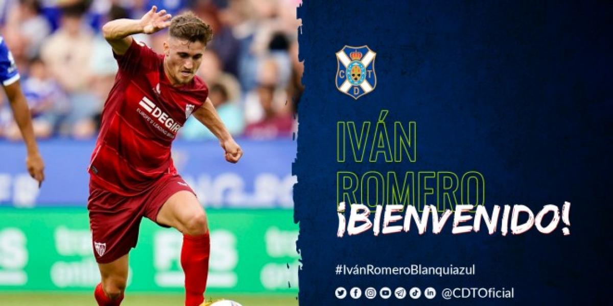 El Sevilla cede a Iván Romero al CD Tenerife