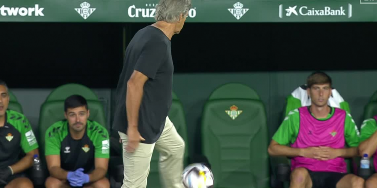 El espectacular control de balón de Pellegrini