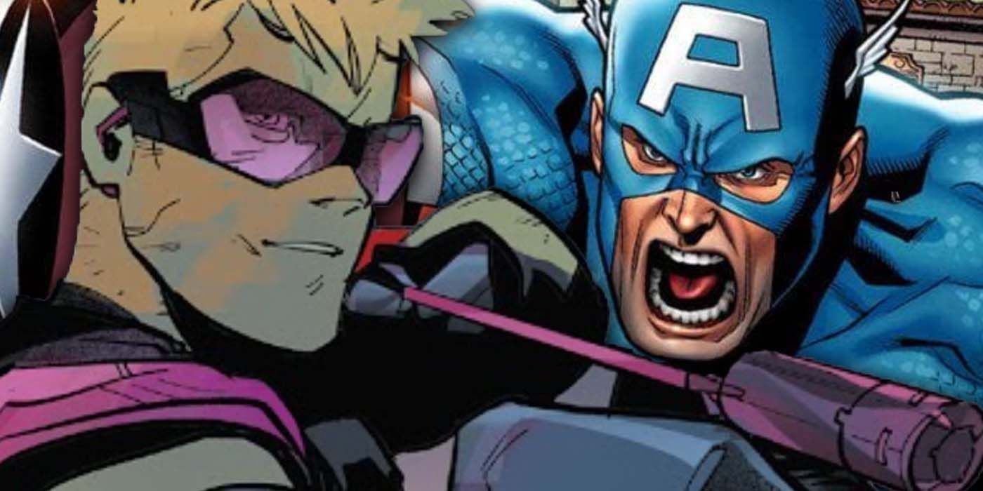 El rival de los Vengadores originales del Capitán América no es Iron Man… es Hawkeye