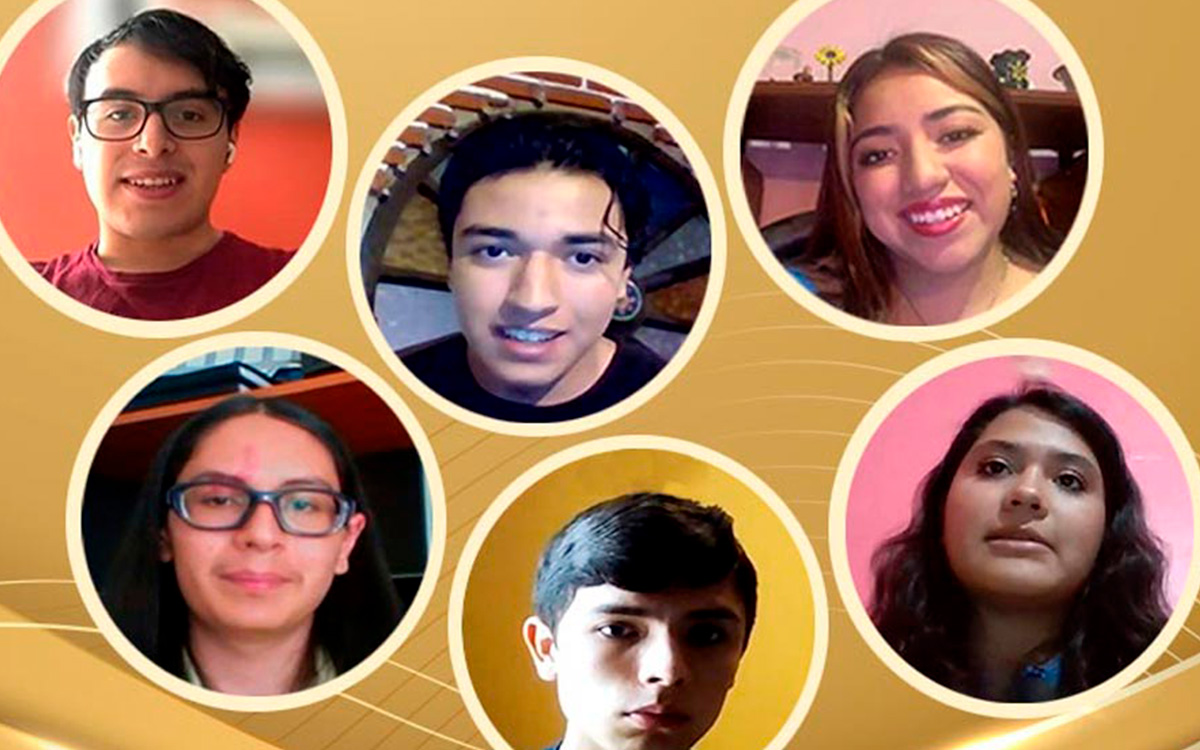 Ellos son los seis jóvenes que sacaron un puntaje casi perfecto en el examen de la UNAM