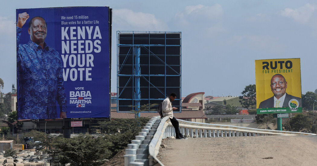 En las elecciones de Kenia, una feroz batalla para liderar una potencia africana