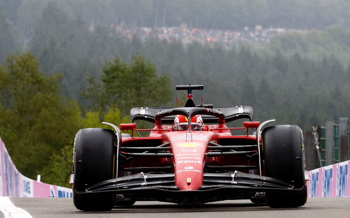 F1: Ferrari domina la primera práctica en Spa | Tuit