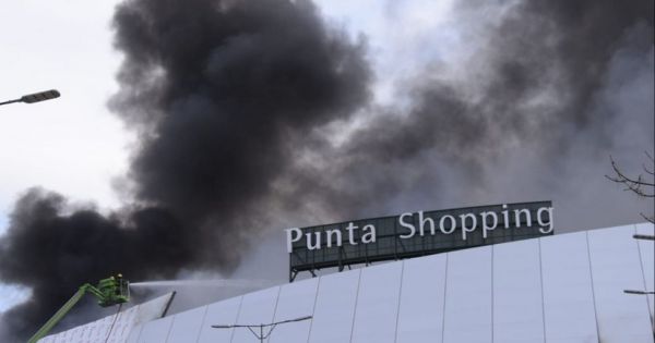 Feroz incendio en Punta del Este: explosiones y lamentos, así se vivió el horror en el shopping
