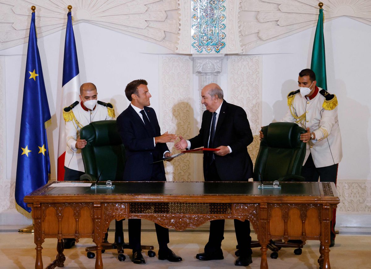 Francia sella su amistad con Argelia tras un año de crisis