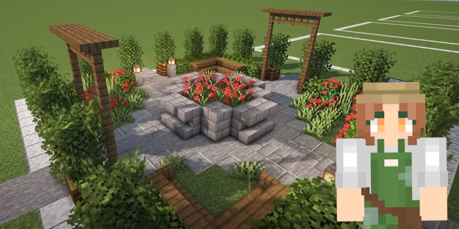 Ideas de diseño de Minecraft para jardines elaborados