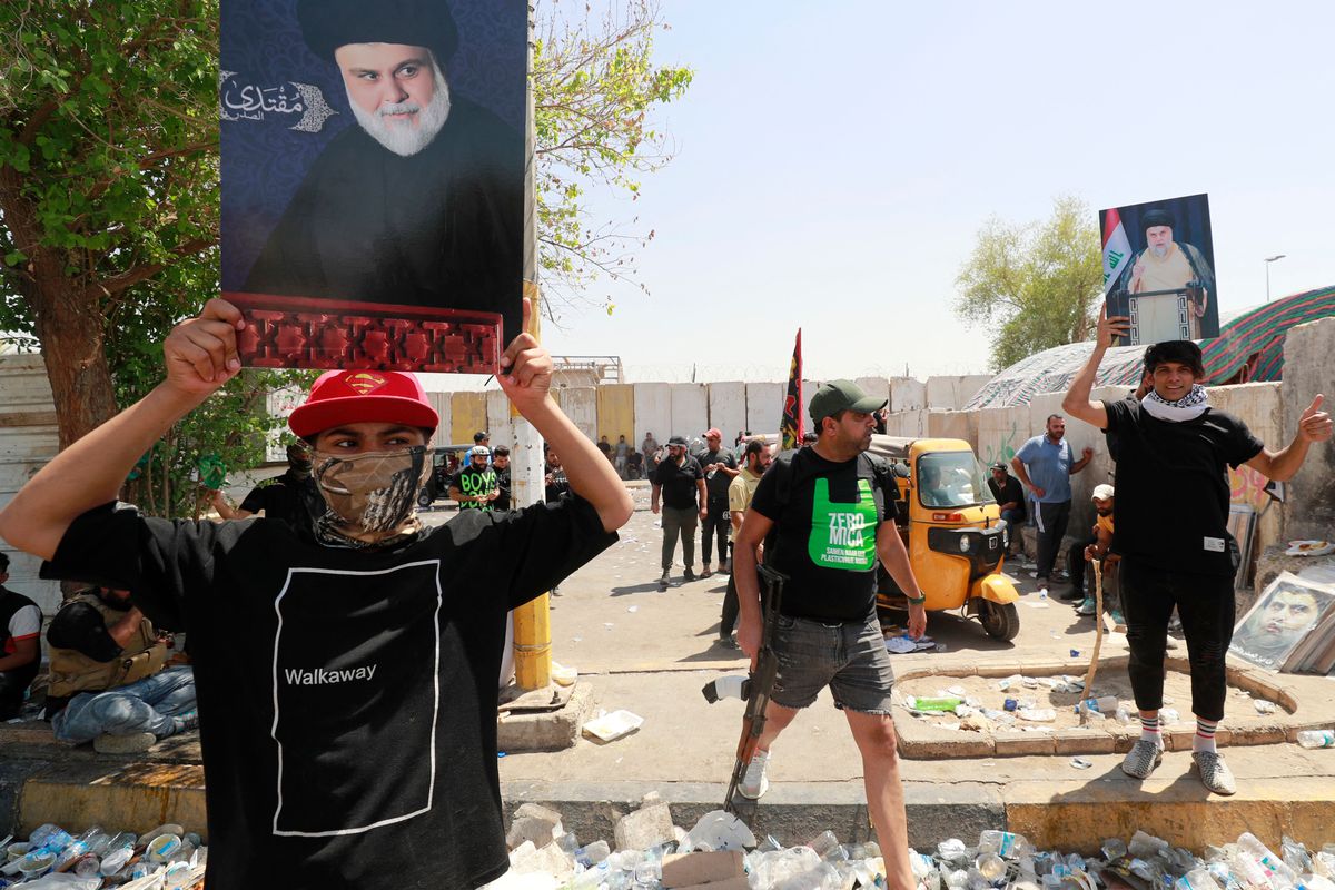 Irán cierra su frontera con Irak tras los disturbios provocados por los seguidores del clérigo chií Al Sadr en Bagdad